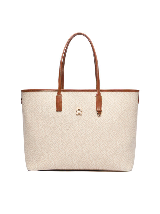 Tommy Hilfiger Tommy Hilfiger Torbica Th Monoplay Tote Le AW0AW17416 Bež