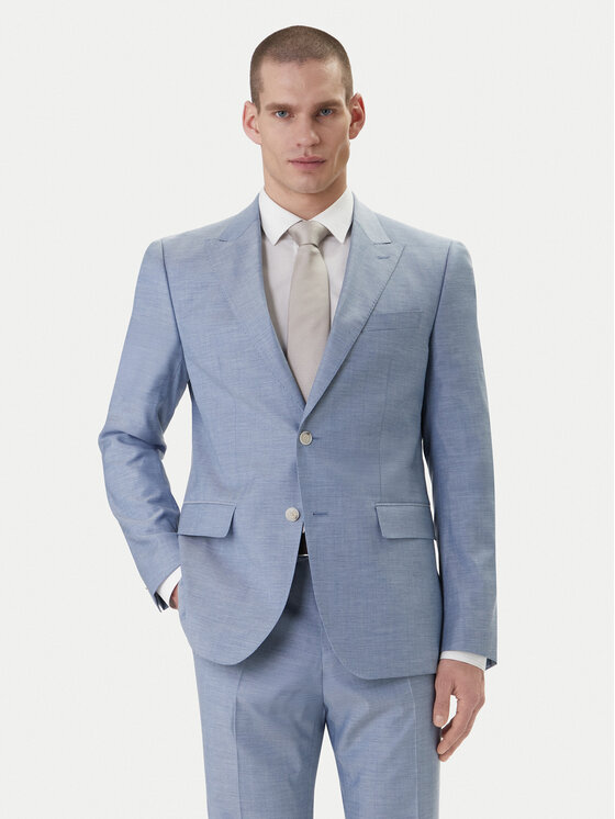 BOSS BOSS Ülikond Huge 50557273 Sinine Slim Fit