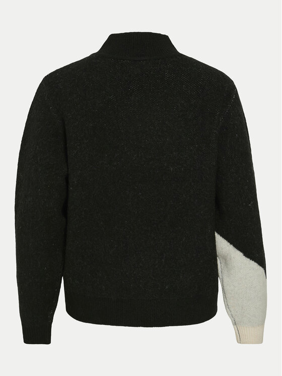 Vila Vila Rollkragenpullover Cilia 14094212 Schwarz Regular Fit