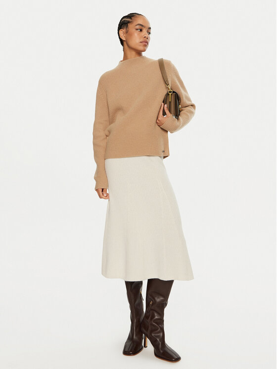 Calvin Klein Calvin Klein Pulover K20K207426 Rjava Relaxed Fit