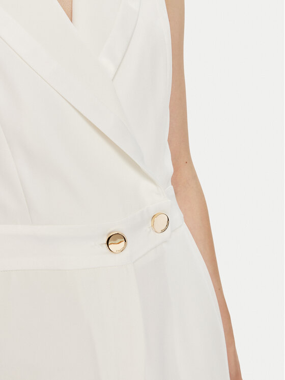 Fracomina Fracomina Jumpsuit FQ24SO2001W42901 Bianco Regular Fit