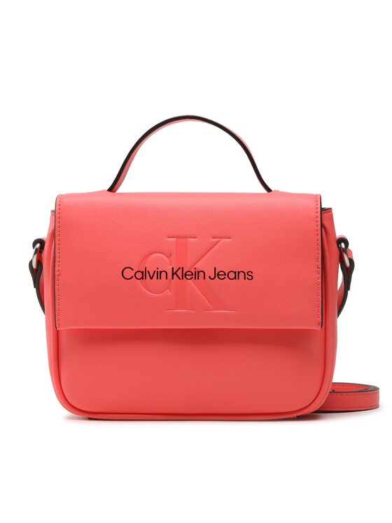 Calvin Klein Jeans Geantă Sculpted Boxy Flap Cb20 Mono K60K610829 Coral Boxy imagine noua