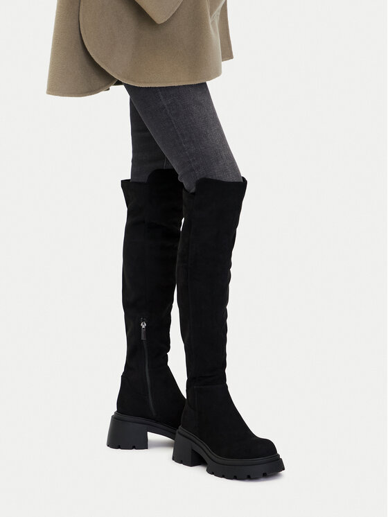 Badura Badura Overknees C-ANNE-01 Schwarz