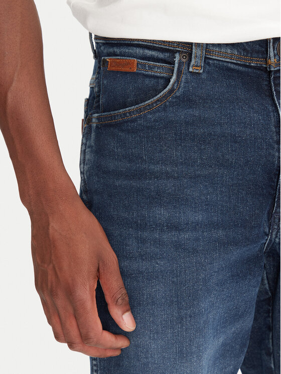 Wrangler Wrangler Pantaloni scurți de blugi Texas 112362506 Bleumarin Regular Fit