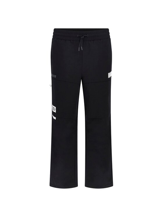 Guess Guess Spodnie materiałowe 171603 Czarny Regular Fit