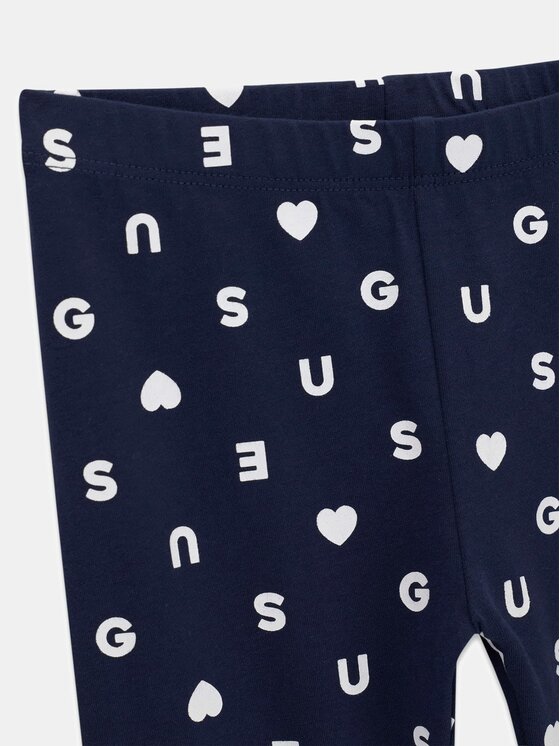 Guess Kids Guess Kids Spodnie materiałowe 183725 Niebieski Regular Fit