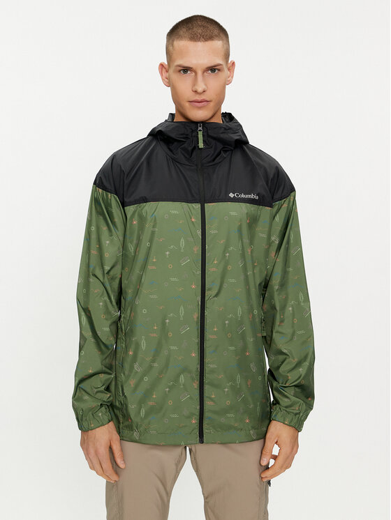 Columbia Columbia Ветровка Flash Challenger™ 1988715 Зелен Regular Fit