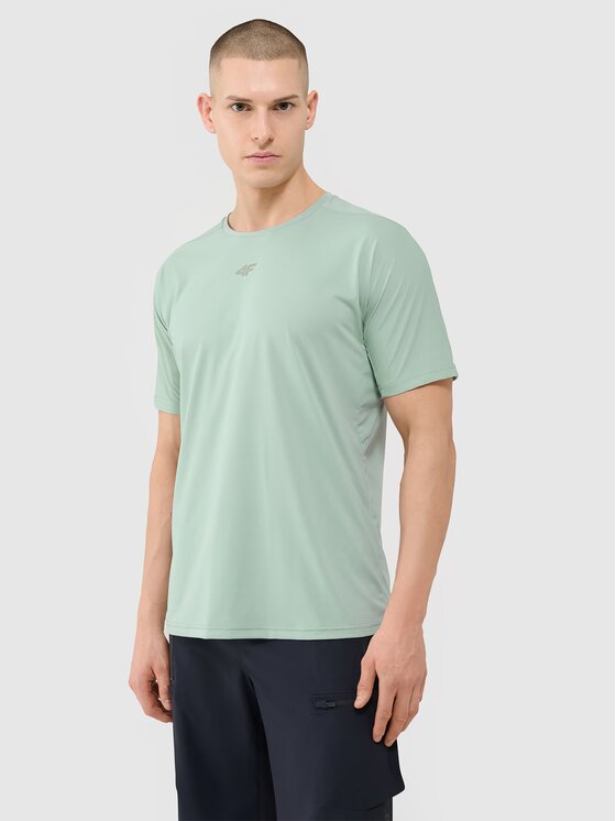 4F 4F Φανέλα ποδηλασίας 4FWSS25TFTSM1434-47S Πράσινο Regular Fit