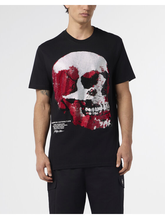 PHILIPP PLEIN PHILIPP PLEIN T-Shirt 28970 Czarny Regular Fit