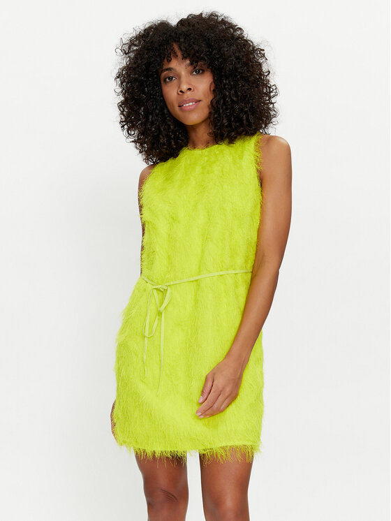 TWINSET TWINSET Rochie cocktail 241TP2431 Galben Regular Fit