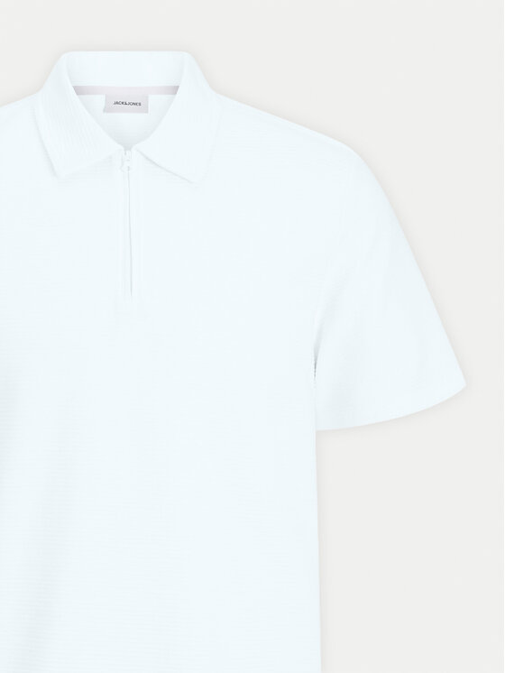 Jack & Jones Jack & Jones Polo Benja 12269338 Biały Regular Fit