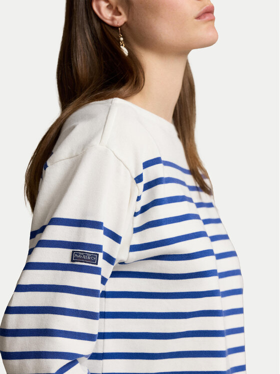 Polo Ralph Lauren Polo Ralph Lauren Bluza 211891523001 Écru Regular Fit