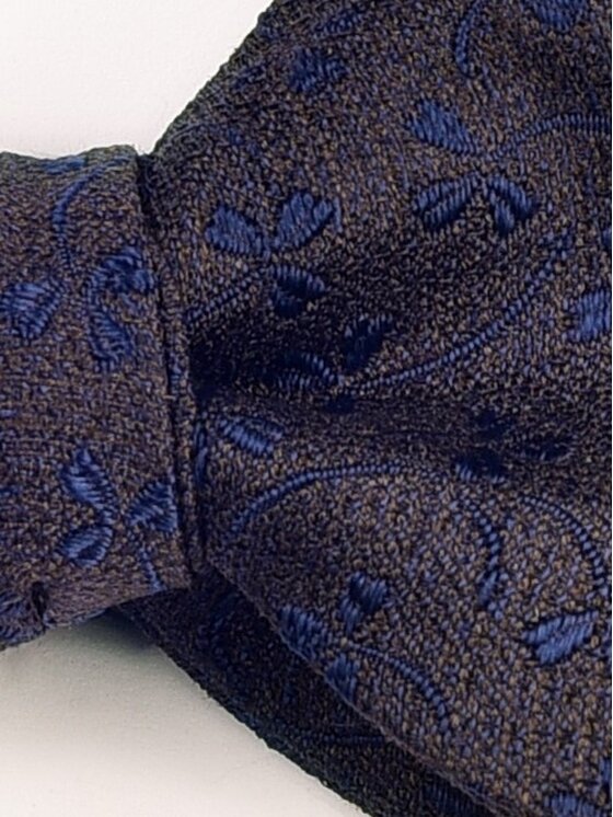 ELSNER ELSNER Παπιγιόν BUTTERFLY Z JEDWABNEGO ŻAKARDU A1195 Καφέ