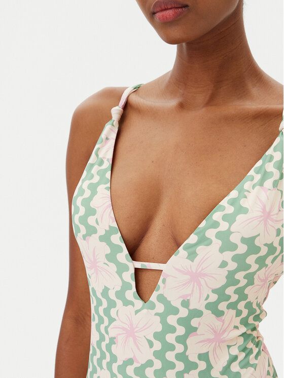 Roxy Roxy Kupaći kostim Hibiscus Daze ERJX103713 Bež