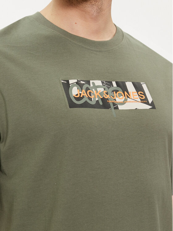 Jack&Jones Jack&Jones Комплект 5 тишърти Aop Print 12260781 Цветен Relaxed Fit