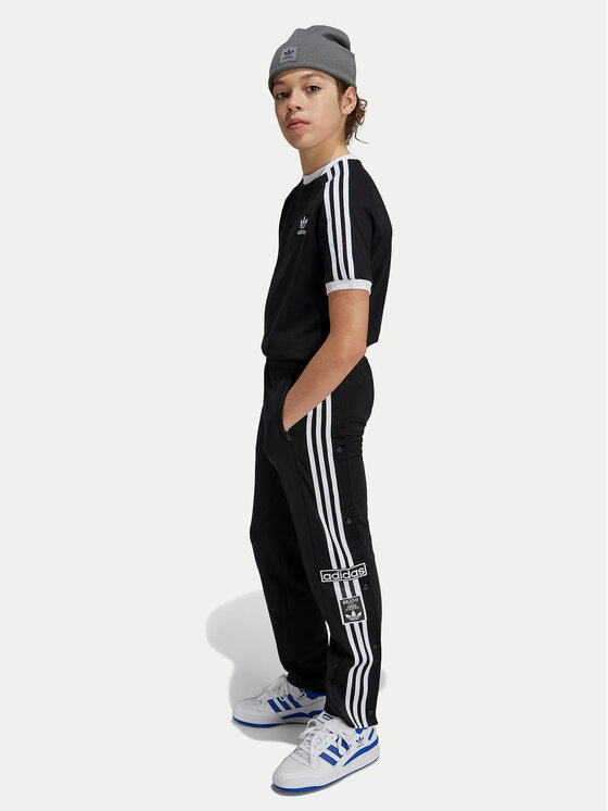 adidas adidas Tricou 3-Stripes IX7626 Negru Relaxed Fit