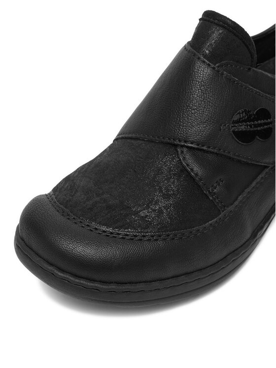 Rieker Rieker Półbuty 48954-00 Czarny