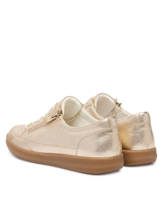 Caprice Caprice Sneakersy 9-23706-44 Złoty