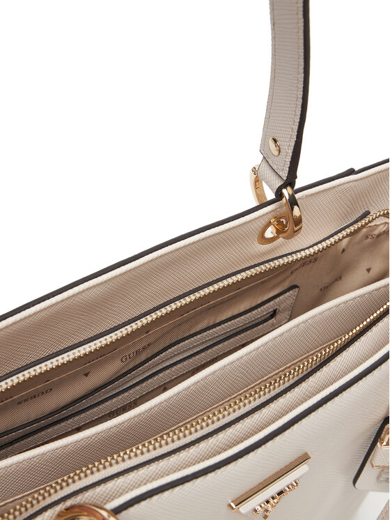 Guess Guess Ročna torba Noelle II HWZG96 72250 Écru
