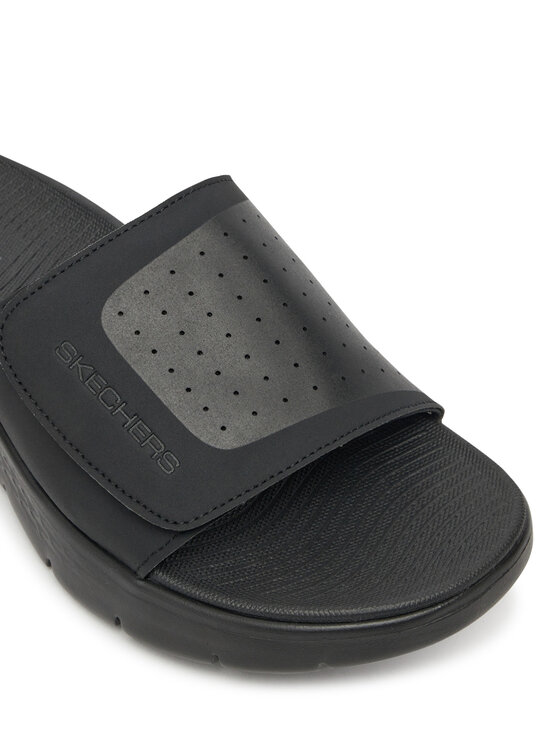 Skechers Skechers Klapki Go Walk Flex Sandal-Sandbar 229204/BBK Czarny
