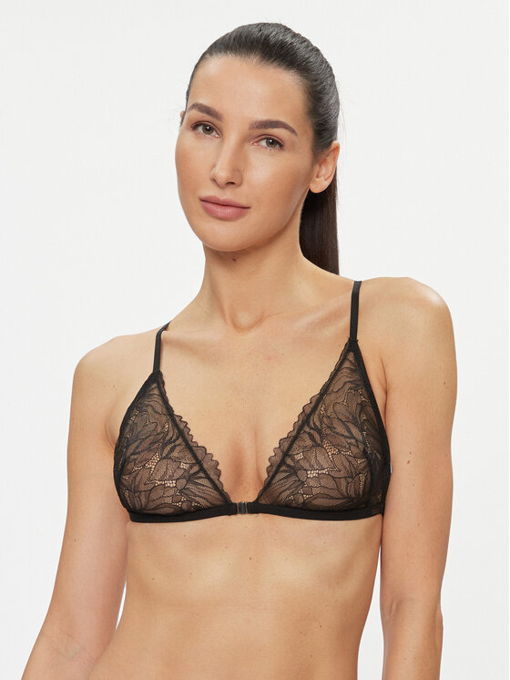 Calvin Klein Underwear Sutien Bralette 000QF7349E Negru