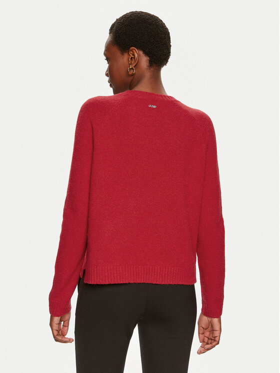 BOSS Boss Pulover Febisan 50478315 Rdeča Regular Fit