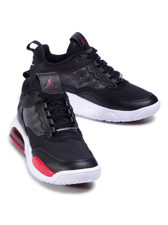 jordan max 200 black red