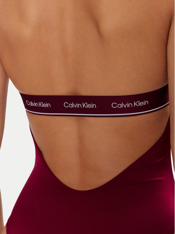 Calvin Klein Swimwear Calvin Klein Swimwear Női fürdőruha KW0KW02733 Bordó