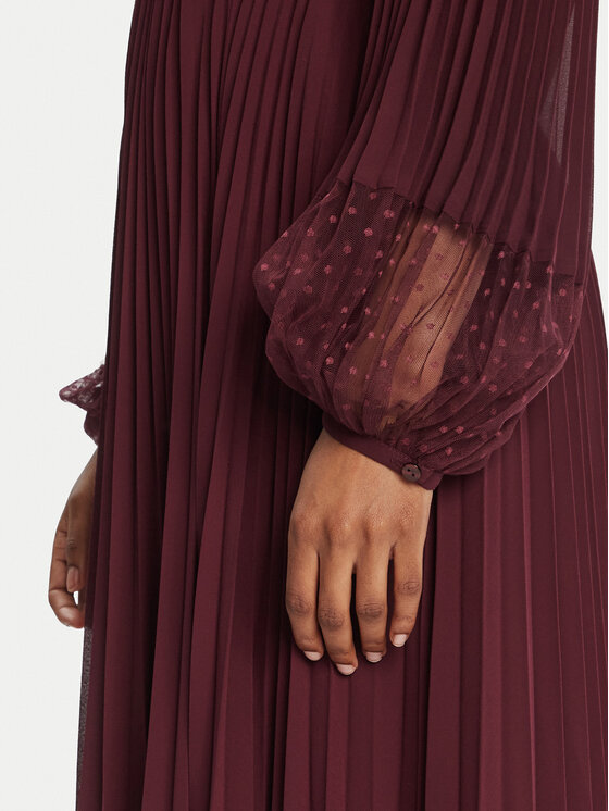 TWINSET TWINSET Abendkleid 252TP2641 Dunkelrot Regular Fit