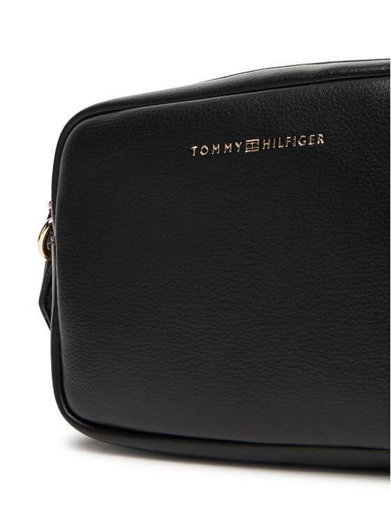 Tommy Hilfiger Tommy Hilfiger Ročna torba Th Logotape AW0AW17689 Črna