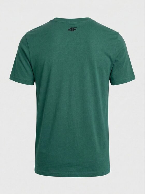 4F 4F T-Shirt Z-TTSHM3948-3-P Bordowy Regular Fit