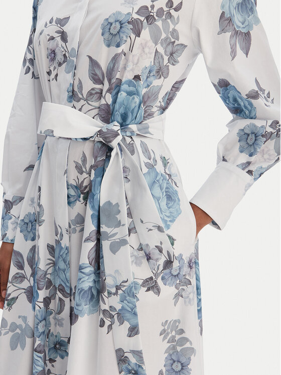 Marella Marella Hemdkleid Formica 2613221161 Himmelblau Regular Fit