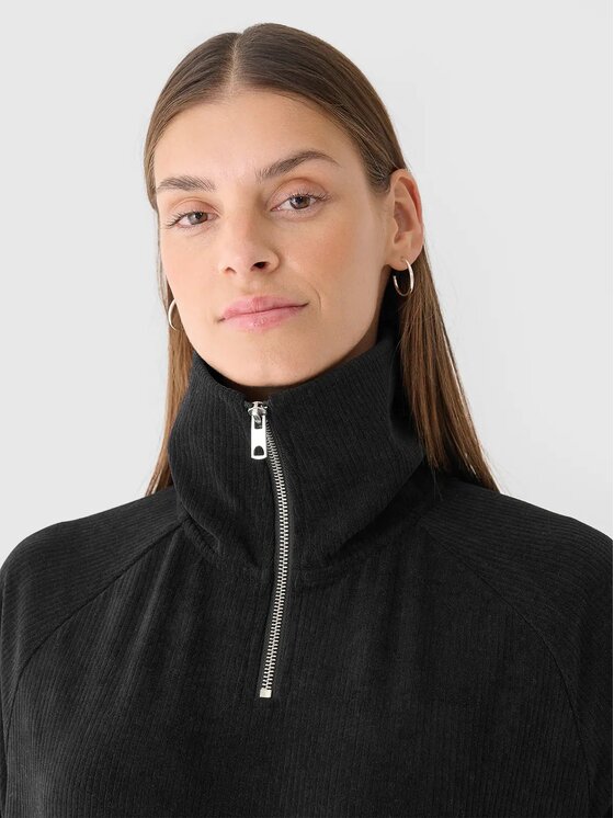 4F 4F Bluza 4FRAW24TSWSF2054-20S Czarny Oversize