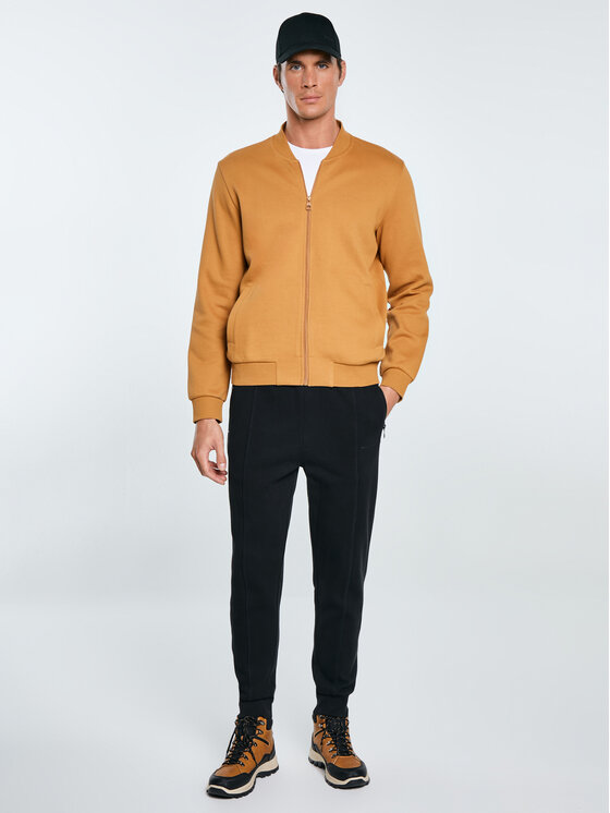 BIG STAR BIG STAR Bluza WLADORB Brązowy Basic Fit