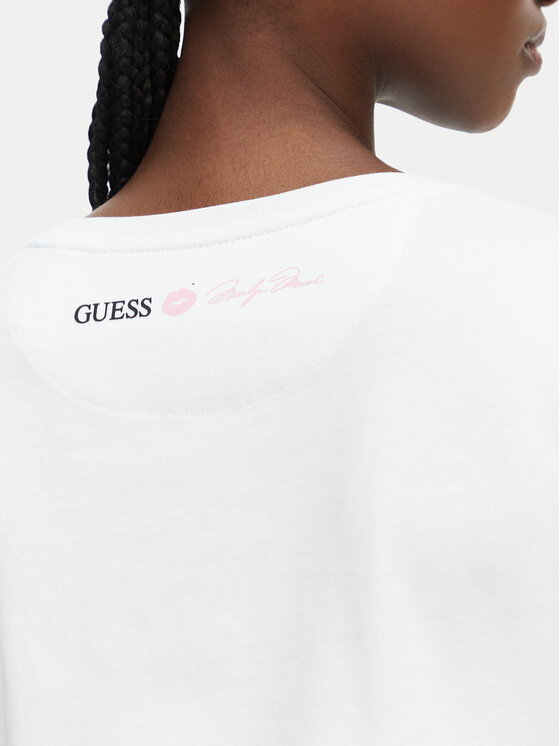 Guess Guess T-Shirt W6BI51 K6658 Λευκό Regular Fit