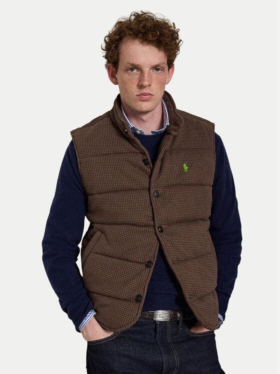Polo Ralph Lauren Polo Ralph Lauren Жилетка за костюм 710B26155003 Кафяв Regular Fit