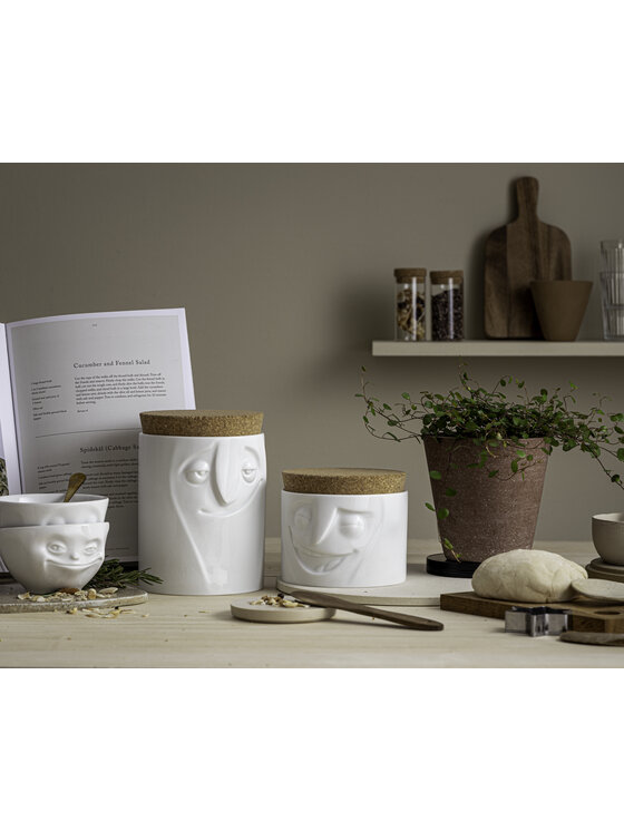 58 products 58 products Pojemnik porcelanowy - Cheerful Biały