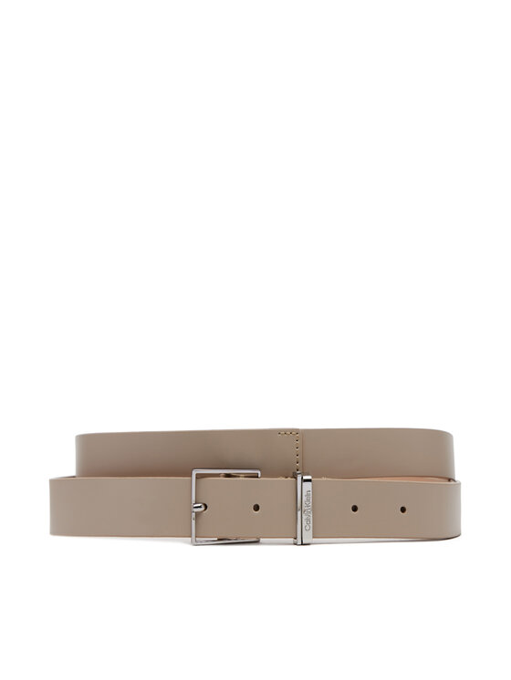 Curea de Damă Calvin Klein Branded Loop Square Belt 2.5 K60K612866 Bej