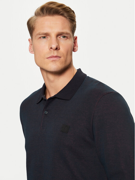 s.Oliver s.Oliver Polo majica 2153475 Mornarsko modra Regular Fit