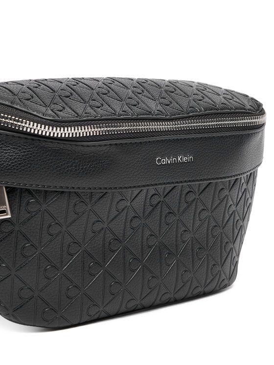 Calvin Klein Calvin Klein Ľadvinka Emblem Emboss Waistbag LV04D3205G Čierna