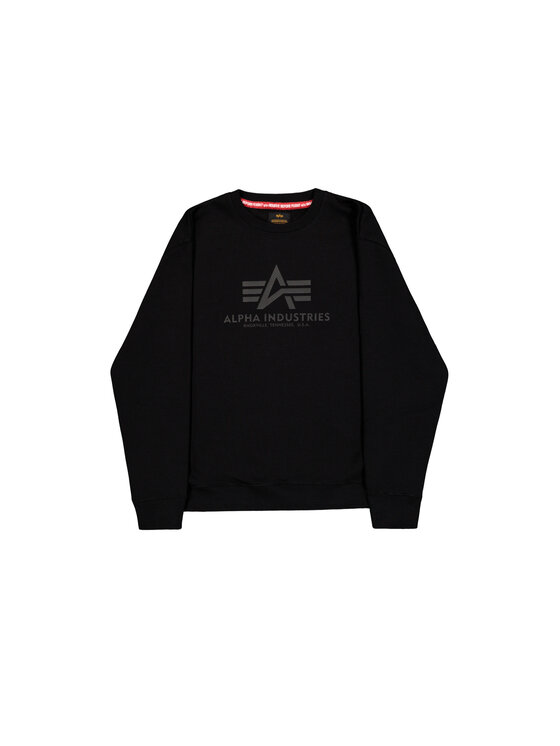 Alpha Industries Alpha Industries Mikina Basic Carbon Sweatshirt Čierna Regular Fit