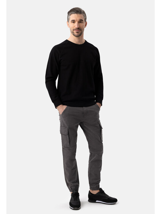 Volcano Volcano Spodnie cargo R-ALPIN Szary Regular Fit