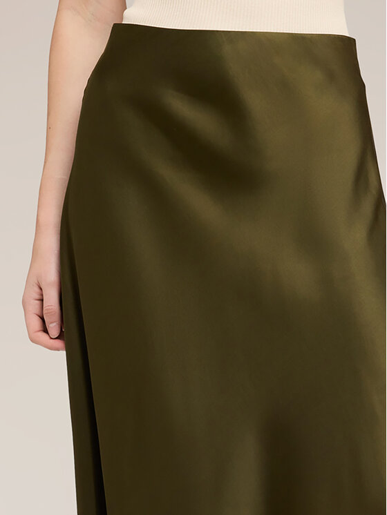 Motivi Motivi Gonna midi 1060Q001237N035 Verde A-Line Fit