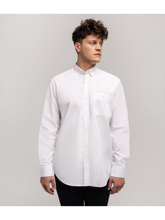 Lee Cooper Lee Cooper Koszula NEW TENBY Biały Comfort Fit