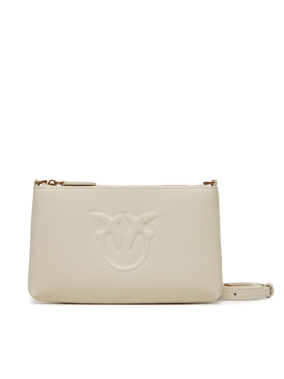 PINKO PINKO Käekott Flat Horizontal Mini PE 25 PCPL 104277 A2AN Valge