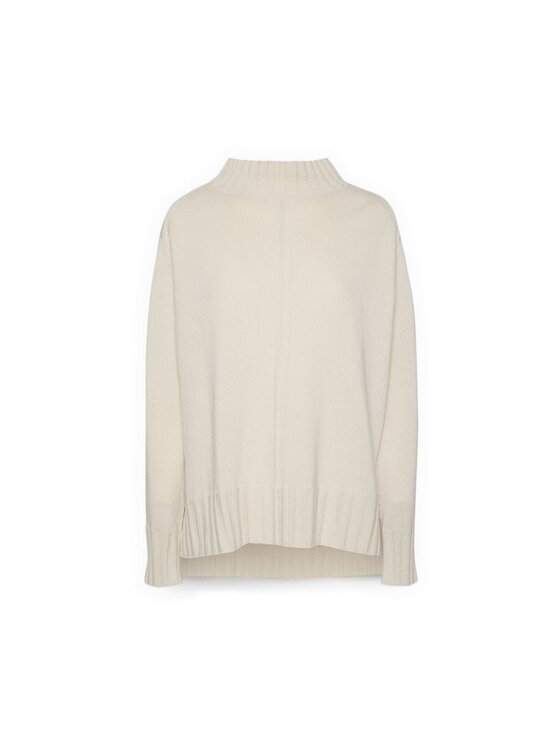 Elena Mirò Elena Mirò Sweter M098Z000863N002 Kremowy Regular Fit