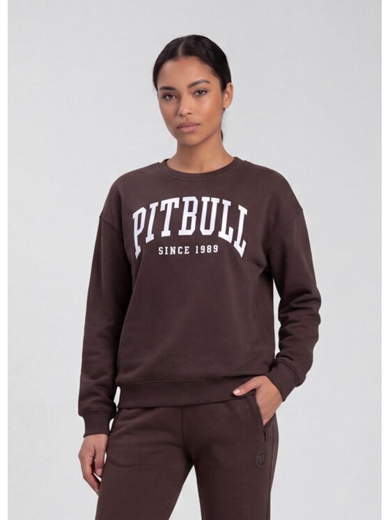 PITBULL PITBULL Bluza NORTON Brązowy Regular Fit