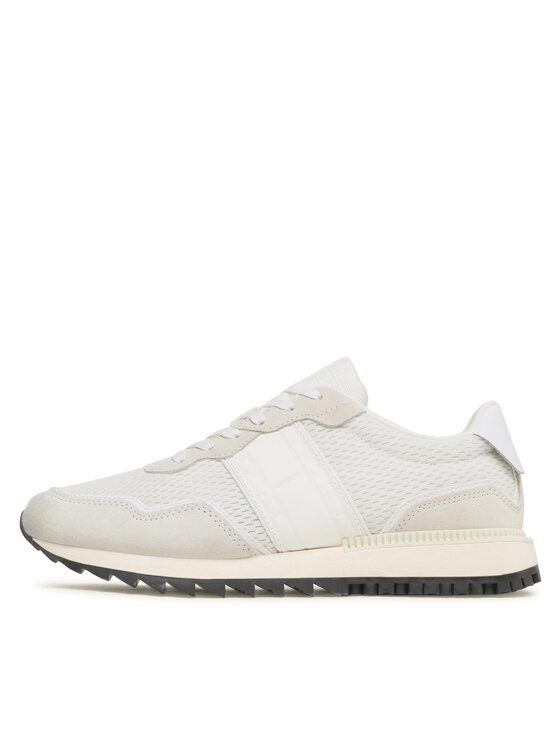 Tommy Jeans Tommy Jeans Sneakersy Runner Mix Material EM0EM01167 Biały