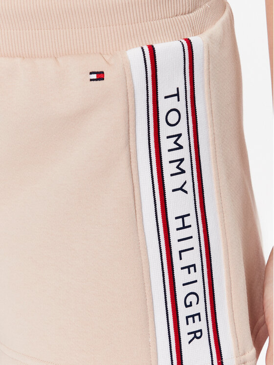 Tommy Hilfiger Tommy Hilfiger Спортивні шорти UW0UW04437 Бежевий Regular Fit