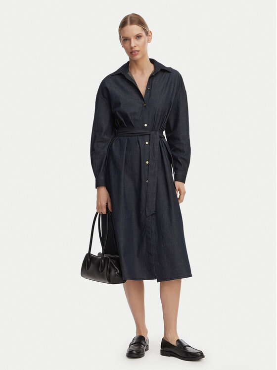 Armani Exchange Armani Exchange Сукня-сорочка XW001794 AF21337 MB001 Cиній Regular Fit